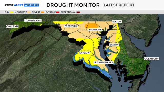May 29th Maryland Drought Monitor Update 